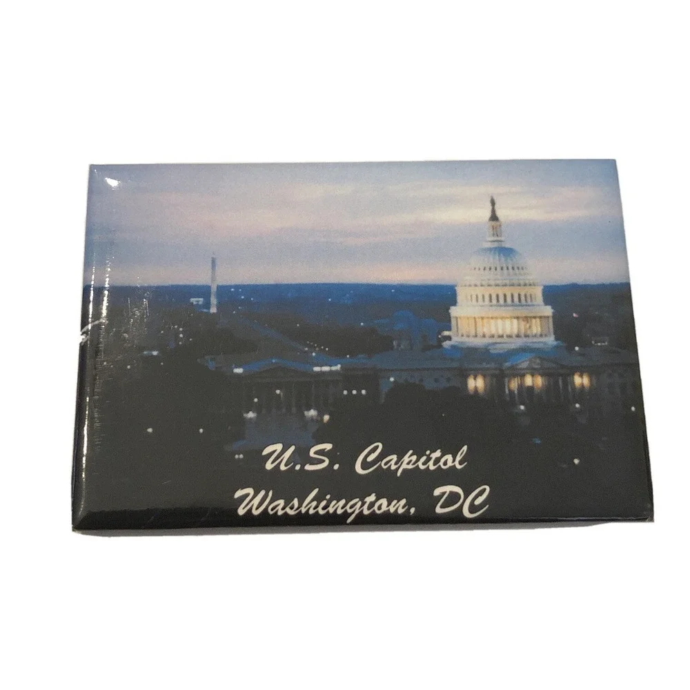 United States Capitol Washing DC Photograph Magnet 3